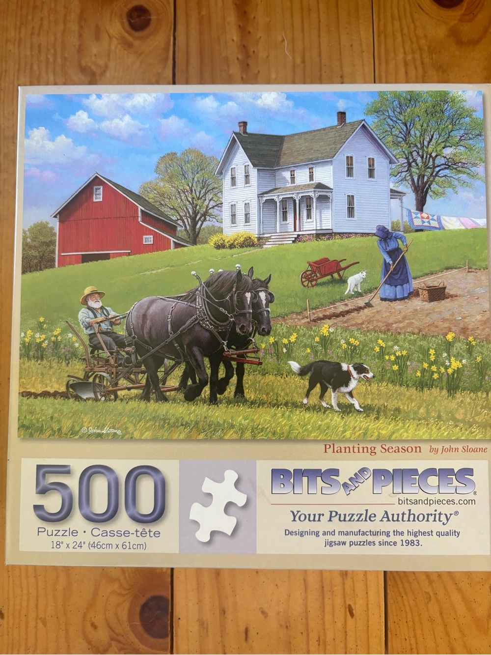 Bits and Pieces 500-Piece Jigsaw Puzzle - Planting Season